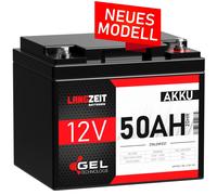 Gel Akku 12V 50Ah Blei Akku Batterie Solar Elektromobil Boot ersetzt 45Ah 40Ah