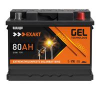 GEL Batterie 80Ah 12V Solarbatterie Wohnmobil Versorgung Boot Solar Bleigel Akku