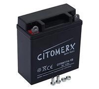 Gel-Batterie CIT 6N11A-1B, 6V/11 AH, +Pol links, DIN 01214 passend für BMW Heinkel Hercules Moto Guzzi MZ Zündapp