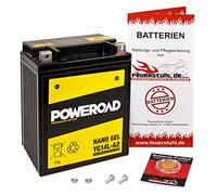 Gel-Batterie für Kawasaki VN 750 Twin (VN750A) wartungsfrei, einbaufertig, startklar, inkl. 7,50€ Pfand
