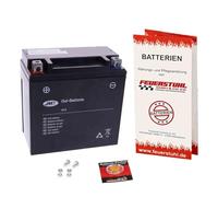 Gel Batterie für Royal Enfield Continental GT 650, 2018-2024, wartungsfrei, einbaufertig (inkl. 7,50€ Pfand)