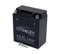Gel-Batterie CIT YB12A-B, 12 V 12 Ah, Pluspol links, DIN 51215