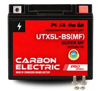 Gel Batterie UTX5L-BS / YTX5L-B 12V 5Ah - Wartungsfrei & Vorgeladen NEU