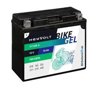HeyVolt BIKE GEL Motorradbatterie YT12B-4 51015 12V 10Ah