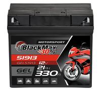 GEL Motorradbatterie 12V 21Ah Batterie 51913