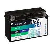 HeyVolt BIKE GEL Motorradbatterie YT7B-4 12V 6,5Ah