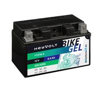 HeyVolt BIKE GEL Motorradbatterie YTZ10-S 50922 12V 8,6Ah