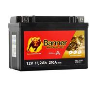 Banner Bike Bull Motorradbatterie GEL YTZ14-S GTZ14-4 12V 11Ah 51201