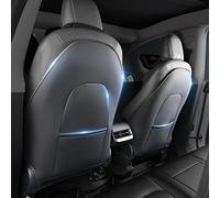 Gelivable für Tesla Sitzschoner Kindersitz Rückenlehne Seat Kick Protector, Wasserdicht und Pflegeleicht für Tesla Model Y 3 X S Innenraum-Zubehör 2020 2021 2022 2023 2024 2025 2026, Schwarz 2 Stück
