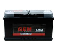 GEM 12V 95Ah 850A/EN Start-Stop AGM Batterie Starterbatterie Autobatterie