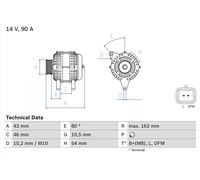 Generator Bosch 0 986 049 700