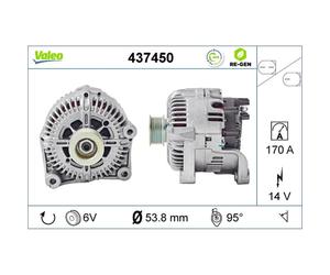 Generator VALEO 437450 für BMW 7er