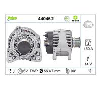 VALEO Generator REMANUFACTURED PREMIUM 440462 für Mercedes DACIA