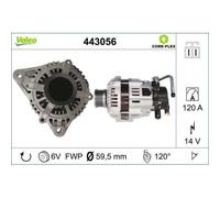 Generator Valeo 443056 Valeo Core-flex für Hyundai Kia Hyundai (huatai) Hawtai