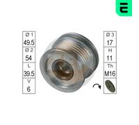 Era Generatorfreilauf [Hersteller-Nr. ZN5514] für Audi, Seat, Skoda, VW