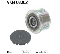 SKF Generatorfreilauf VKM 03302