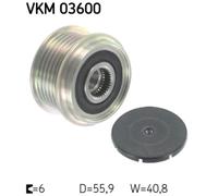 Generatorfreilauf SKF VKM 03600 für RENAULT VOLVO