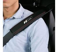 GÉNERIC 2 Stück Auto Gurtpolster Gurtschoner, für Hyundai N line Nlinetucson kona Sonata Genesis Solaris Veloster i10 i30 i20 i40 iX35 Interieur Styling Zubehör Gurtschoner,A