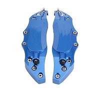 Generic Auto-Bremssattel-Abdeckung, Langlebiger Aluminium-Schutz für Radnabe, 16-17 Zoll, Mittlere Größe, 2 Stück (BLUE)