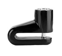 Generic Motorrad-Hochleistungs-Scheibenbremsenschloss, Diebstahlschutz, Solides, Langlebiges, Tragbares Schloss für Elektromobil-Mountainbike-Fahrräder, Rot (BLACK)