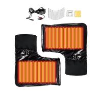Generico Handschuhe für Motorrad-Lenker, beheizte Handschuhe 12 V, für Motorradlenker, wasserdicht, mit konstanter Temperatur, für Snowmobiling, Winter, ATV, Roller, Radfahren, Elektroauto