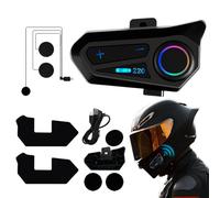 Generico Kopfhörer Gegensprechanlage Motorrad Kommunikation Wireless | Headset, Fahrrad-Ausrüstung für den Außenbereich, für Integralhelm, für alle Motorräder, Fahren im Freien
