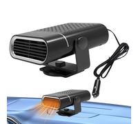 Genérico Tragbarer Windschutzscheibenheizer, Entfroster für die Windschutzscheibe, elektrisch, 12 V, 24 V, steckbarer Enteiser, Reinigung