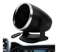 Générique Autoheizer - ABS 11 x 10,4 x 10,8 cm 12 V 100 W | Windshield Defogger Autoentfroster Ventilator mit warmer Luft und natürlicher Luftmodi | Tragbarer Heizlüfter für Truck RV Camping Desk Büro