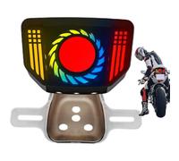 Générique Motorrad Rücklicht Blinker LED Motorrad Blinker LED Bremslicht Blinkerbirnen Bremslicht Wasserdicht Mountainbike Rücklicht Multifunktion für Offroad Bike