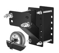Générique Reserveradhalterung - Radhalter aus Karbonstahl - Reserveradhalter für Anhänger, für Reisen, Abschleppen, Transport, Aufbewahrung, Fahrzeug, Reise, Straße
