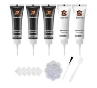Generisch 20ML Leder Reparatur Set - Lederpflege Auto | Kunstleder Reparaturset Lederreparaturset Schwarz Flüssigleder Vinyl Repair Kit Für Auto Lederlenkrad Sofa Jacke Sitz Kratzer Löcher