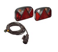 Generisch Anhänger - Rückleuchten - Heckleuchten Multipoint II - Kabelbaum - Kabelsatz 5 Meter, 13 pol