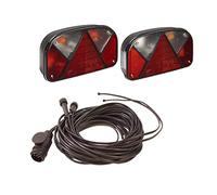 Generisch Anhänger - Rückleuchten - Heckleuchten Multipoint II - Kabelbaum - Kabelsatz 6 + 4,5 Meter, 13 pol