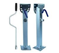 Generisch Anhänger-Stabilisator-Wagenheber - Teleskop-Wagenheber, robust, 1000 kg Tragkraft, Aluminium, für Wohnmobil, Anhänger, Motorradanhänger