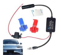 Generisch Autoradio-Antennenverstärker, 12V Stereo FM AM Radiosignalverstärker, Antennensignalverstärker, Antennenverstärker für Auto, LKW, SUV, Stereo, Audio, Radio