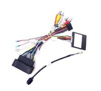 Generisch Autoradio-Blende Für Jeep Für Renegade (ab 2014) - Einbaurahmen Für Das Armaturenbrett Inkl. CAN-Bus-Adapter Fascia Rahmen Panel Trim(Cable with canbus)