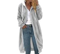 Generisch Blitzangebote Des Tages Damen, Fleecejacke Damen Sale, Damen Jacke Winter Mantel Herbstjacke Ärmeln Und Taschen, Knopfleiste Und Kapuze Winterjacke Damen Puffer, Regenjacke Damen Angebote