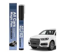Generisch Lackstift Auto, Autolackstift Kratzer Entferner, All Cars Magic Pen Lackreparaturstift, 2-in-1 Wasserfester Kratzer Reparatur Stift für Autokratzer, Glänzend/Matt/Schwarz/Weiß/Silber