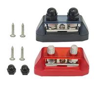 Generisch Marine Sammelschiene | 2-teilige Kfz Stromschiene | Isolator Halterungen Für Batterie Auto Boot