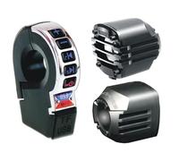 Generisch Motorrad-Stereoanlage - 2,5 Zoll 20 W x 2 ABS-Lenker-Lautsprecher-Set, wasserdichtes kabelloses, Handy-Ladehupe für Roller, Fahrrad, Auto, Radfahren, Outdoor, Erwachsene