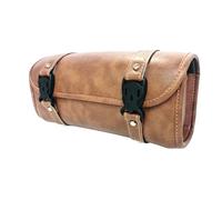 Generisch Motorradtaschen Für Rücksitz, Retro Design Motorrad Satteltaschen, wasserdichte Leder Aufbewahrungstasche für Werkzeug Vorne Hinten Gepäck Fahrrad Reise Zubehör