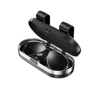 Generisch Sonnenbrillenhalter Für Autosonnenschutz | Autovisier Brillenetui | Staubsichere Aufbewahrungsbox Für Polarisationsgläser SUV LKW Reisemobil Fahrer Alltags Pendeln