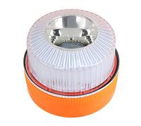 Generisch V16 Stroboskoplicht - LED Notfall Warnleuchte | Magnetische Auto Sicherheitslampe | Weiß Gelb Verkehrsblinker, Wasserdicht Robust Batterie betrieben, Tragbar für Auto Motorrad