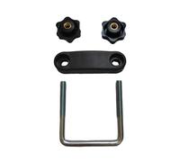 Gepäckträger-Clips - Montageset für Gepäckträger, U-förmige Clips mit Sicherungsmuttern, Kfz-Montagewerkzeug, Dachgepäckträger für LKW