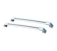 Gepäckträger Dachträger Aluminiumlegierung Seitliche Querschienen Gepäckträger Dachträger Autostangen 2 Stück Für Benz GLC SUV X253 X254 2015-2020(Silber)
