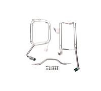 Gepäckträger Große Seitenkoffer-Satteltasche In Silber Mit Abschließbarer Halterung Für R 1200 GS R1250GS Für ADV Für Adventure R1200GS R1250 Träger(Only Bracket)