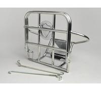 Gepäckträger klappbar hinten + Reserveradhalter Vespa 125 bis 1966 8 Zoll Chrom