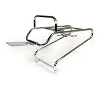 Gepäckträger Moto Nostra horizontaler Reserveradhalter Chrom für Vespa PX80