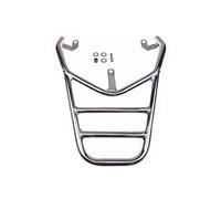 Gepäckträger Topcasehalter Chrom passend für Peugeot Kisbee 50 2T/4T - Inkl. Montagesatz, max. 10 kg Belastung