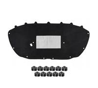 GEPCO Dämmmatte Motorhaube Motorhaubendämmung Motorraumdämmung mit Clips kompatibel mit VW Polo V 6R 6R1 2009-2017